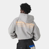 West Heather Grey Oversized Hoodie Hoodies Eme Studios