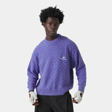 Grid Lucent Cable Knit Sweater Knitwear Eme Studios