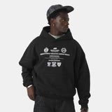 Chancellor Black Oversized Hoodie Hoodies Eme Studios