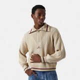 Nobly Knit Fog Halfzip Knitwear eme