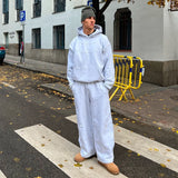 Alfa Heather Grey Oversized Hoodie Hoodies Eme Studios