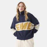 Thrill Mustard Zipper Knit Knitwear eme