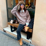 Master Muddy Brown Knit Sweater Knitwear eme