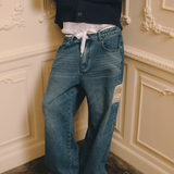 Ashley Washed Blue Jeans DWB Pants eme