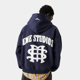 Daily Navy Oversized Hoodie Hoodies eme