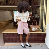 Llaut Jammies LS Cherry Vichy Shorts eme