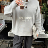 Master Grey Knit Sweater Knitwear eme