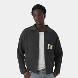 Collar Carbon Zipper Knit Knitwear Eme Studios