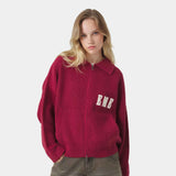 Collar Redwood Zipper Knit Knitwear Eme Studios