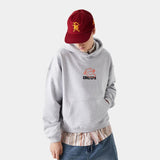 Due Heather Grey Hoodie Hoodies eme