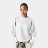 Strike Double Sleeve Grey Crewneck Sweatshirts eme