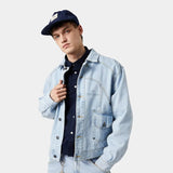 Eddy Pale Denim Boxy Jacket Outerwear eme