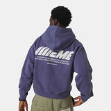 Builder Crown Blue Oversized Hoodie Hoodies Eme Studios