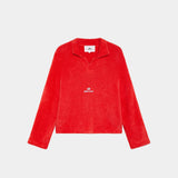 Sully Cherry Brushed Knitted Polo Knitwear eme