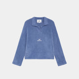 Sully Deep Sea Brushed Knitted Polo Knitwear eme