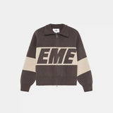 Thrill Falcon Zipper Knit Knitwear eme