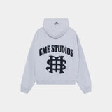 Daily Heather Grey Oversized Hoodie Hoodies eme
