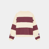 M Chocolat Truffle Striped Crewneck Sweatshirts eme