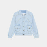Eddy Pale Denim Boxy Jacket Outerwear eme