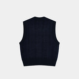 Nordhaven Night Sjy Knit Vest Knitwear eme