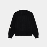 Inger Black Cardigan Knitwear eme