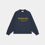 Institution Navy Long Sleeve T-shirts eme