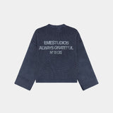 Collective Slate Blue Knit Knitwear eme