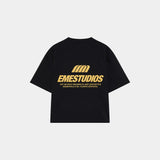Meaning Black Oversized Tee T-shirts eme