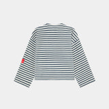 Sade Navy Reverse Crewneck Sweatshirts Eme Studios