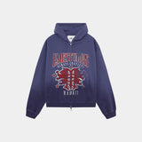 Dusk Blue Ribbon Full Zip Hoodies eme
