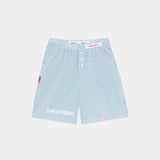 Jammies LS Green Striped Shorts eme