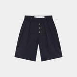 Refined Dark Navy Jort Shorts eme