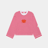 Horizon Striped Cherry LS T-shirts eme
