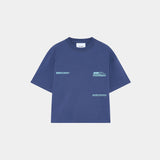 DNA Blue Oversized Tee T-shirts Eme Studios
