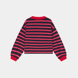 Oasis Navy Striped Polo T-shirts eme