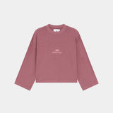 Cotten Burgundy Long Sleeve T-shirts eme
