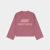 Cotten Burgundy Long Sleeve T-shirts eme