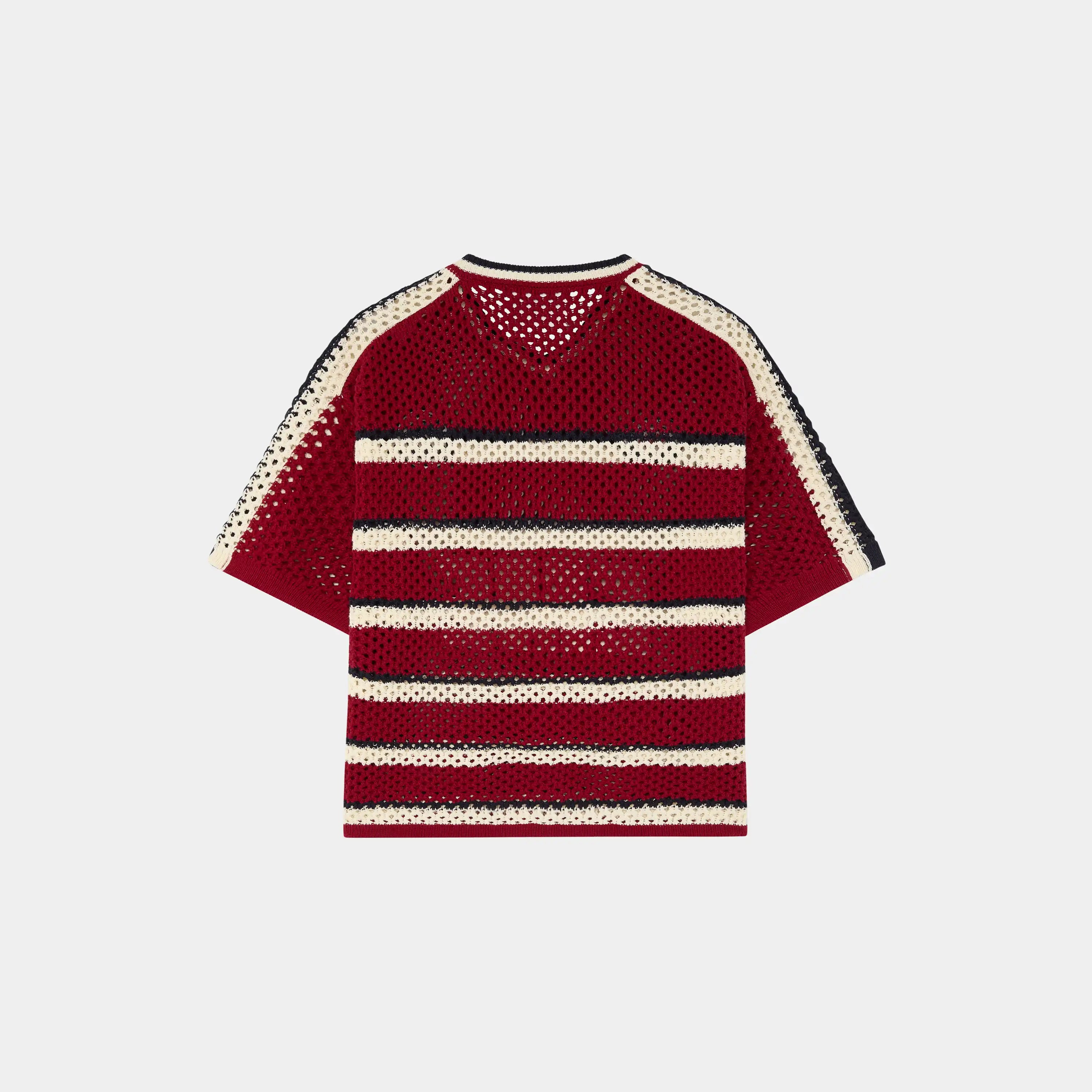 Striker Maple Red Open Knit T-shirts eme