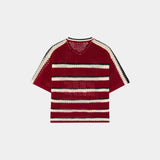 Striker Maple Red Open Knit T-shirts eme