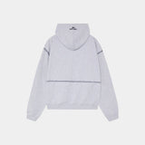 Capri Heather Grey Full Zip Hoodies eme