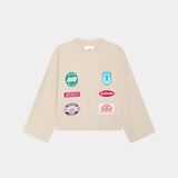 Patches Sand Crewneck Sweatshirts Eme Studios