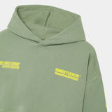 Four Hit Green Oversized Hoodie Hoodies Eme Studios
