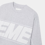 Crossline Heather Grey Long Sleeve T-shirts eme