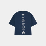4 Star Navy Oversized Tee T-shirts Eme Studios