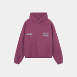 Stamp Maroon Oversized Hoodie Hoodies Eme Studios