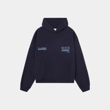 Stamp Navy Oversized Hoodie Hoodies Eme Studios