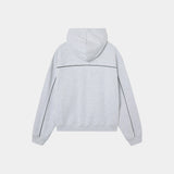 Intel Heather Grey Full Zip Hoodies Eme Studios