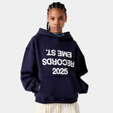 Inside Out Navy Hoodie Hoodies eme