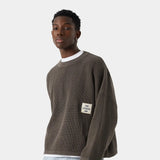 Sleek Fawn Knit Sweater Knitwear eme