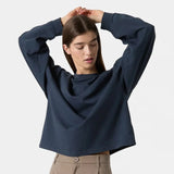 Basic Navy Long Sleeve T-shirts eme